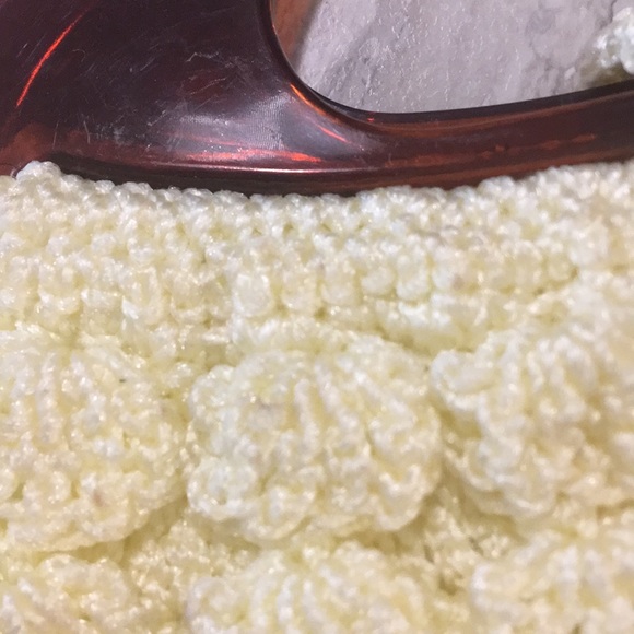 Vintage ladies bubble crochet hand bag - Picture 5 of 6